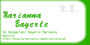 marianna bayerle business card